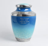 Blue Ocean Aluminium Cremation Testi Urn