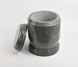 Cremation Ashes Granite Stone Marble Urn Light Grey