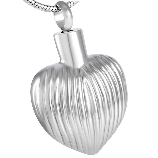 Cremation memorial jewellery silver ashes pendant necklace keepsake mini urn