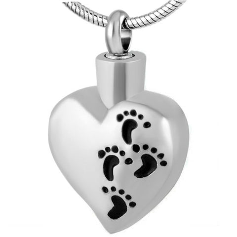 Cremation memorial jewellery silver ashes pendant necklace keepsake mini urn