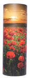 poppy sunset scatter tube, poppy scatter tube, sunset scatter urn, flowers scatter urn, biodegradable ashes urn, eco friendly ashes urn, large, scatter tube, medium scatter tube, small scattering urn, child scatter ashes, pet ashes scatter urn, adult scatter urn, cardboard ashes urn, scattering urn, urn for scattering ashes , transferring ashes on plane, free delivery urn, finest quality urn,  quick delivery , water burial urn, land burial urn