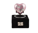 Flying Birds On Pink Heart Keepsake Heart