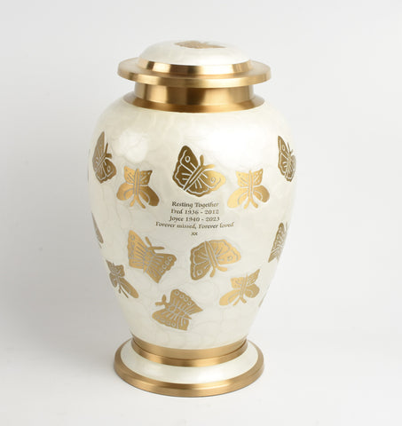 Pearl Butterfly Double Capacity Companion Urn (365 Lb/165 Kg)