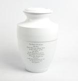 Large Elegant White Urn