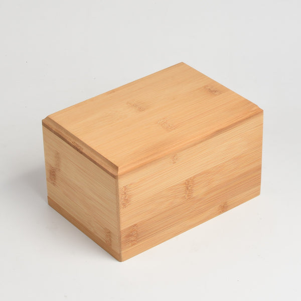 Large Bamboo Wood Casket For Adults