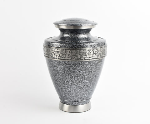 Grey Milano Aluminium Cremation Urn
