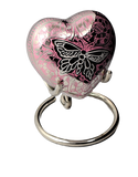 New Design Butterfly On Pink Heart Keepsake