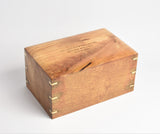 Extra Large Double Capacity Solid Wood Casket