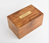 Large Solid Wood Biodegradable Casket