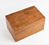 Large Solid Wood Biodegradable Casket - Option To Personalise