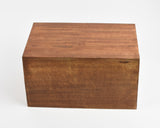 Large Solid Wood Biodegradable Casket - Option To Personalise
