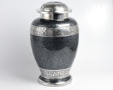 Grey Pattern Companion Urn For Two Body Ashes