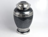 Grey Pattern Companion Urn For Two Body Ashes