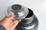 Grey Pattern Companion Urn For Two Body Ashes