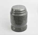 Cremation Ashes Granite Stone Marble Urn Light Grey