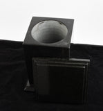 Black Granite Stone Marble Tall Casket Urn
