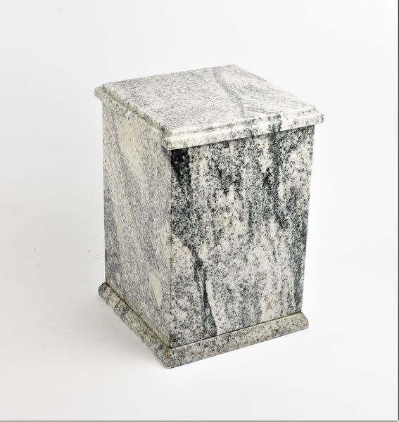 Vizag White Granite Marble Tall Urn