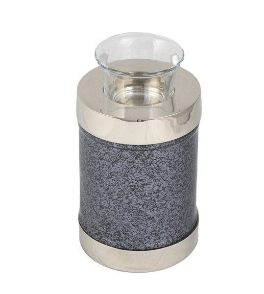 Grey Tealight Candle Small Urn