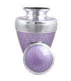Purple Milano Aluminium Cremation Urn