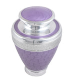 Purple Milano Aluminium Cremation Urn