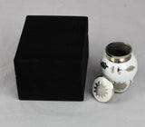 White Flower Mini Keepsake Urn