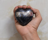 Grey Heart Keepsake With Stand & Box