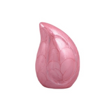 Pink Teardrop Keepsake Urn