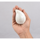 Pearl White Teardrop Keepsake Urn