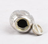 Black and Silver Teardrop Keepsake Urn