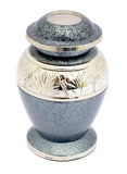 miniature urn, grey mini keepsake urn, free delivery urn, quick delivery urn, mini ashes container