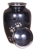 Pet ashes urn, black pet urn , paw print, dog cat ashes container large, Pet ashes urn, urn for pet, Funeral memorial remembrance urn cremation urn for ashes , urn for ashes , container for ashes, ashes storage jar, human ashes container, large urn , british urn, adult ashes urn, cremation urn for human ashes, funeral memorial burial remembrance URN, affordable price urn, metal urn, pet urn, free delivery urn, quick delivery urn