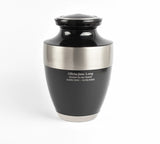 Black Simplicity Testi Cremation Urn