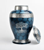 Blue Cloud Tree Of Life Urn