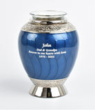 Blue Tealight Pitcher Urn