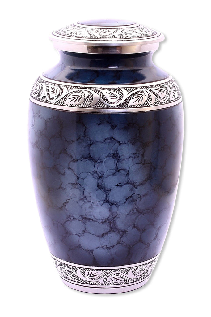 Regal Blue Chalice Cremation Urn - Engravable