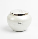 White Odyssey Pet Urn 2 Sizes