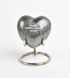 eepsake Urn, mini container for human ashes,small urn, miniature ashes container, miniature urn , token urn, urn for small amount of ashes, urn for part ashes, Mini keepsake Urn,black keepsake urn, small black urn , best quality urn, affordable urn, engraved, personalised keepsake urns, grey keepsake,