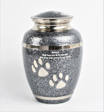 Grey Band 8" Medium Pet Ashes Urn