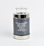 Grey Tealight Candle Small Urn