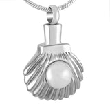 Cremation memorial jewellery shell ashes pendant necklace keepsake mini urn