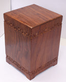 biodegradable solid wood urn , hard wood urn, wood urn, ,extra large wood urn,  free delivery 