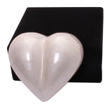 heart keepsake urn for ashes red blue white hearts