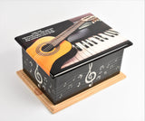Music Guitar Piano MDF/Teak Wood Casket
