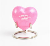 Pink Heart With Box & Stand