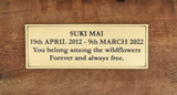 Small Solid Wood Small Photo-Frame Urn