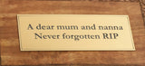 Small Solid Wood Small Photo-Frame Urn