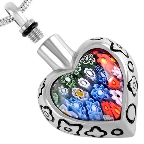 Rainbow Heart Pendant