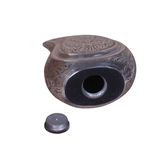 black  silver engraved teardrop urn medium small teardrop cremation urn for ashes