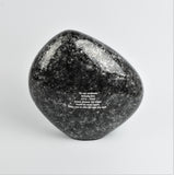 Grey Stone Shape Aluminium Large Cremation Urn