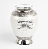 White Tealight Pitcher Urn